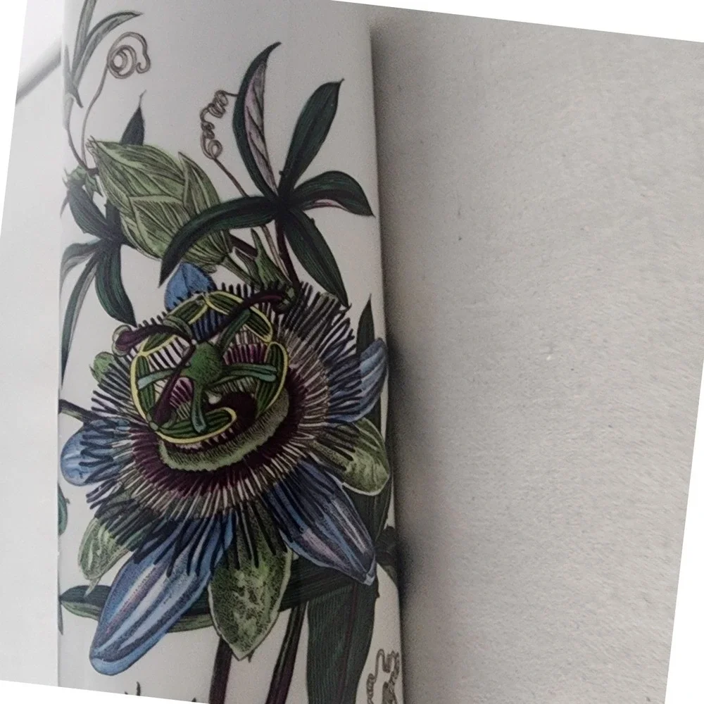 Portmeirion Botanic Garden Passiflora Caerulea Ceramic Rolling Pin Blue Flower